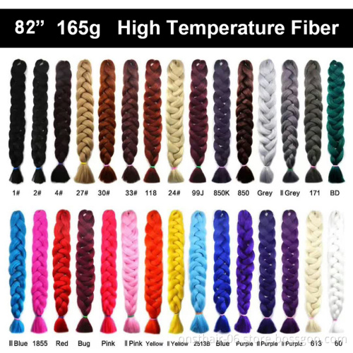 Onst 41 inch Jumbo X pression Braiding Single Color Blonde Green Hair Extensions Twist Crochet Wick Braids Rack  Hair  Braid